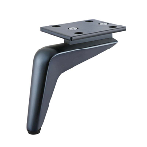 Мебельная нога круглый конический алюминиевый диван